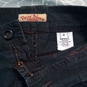 Paris Blues Dark Gray Khaki shorts